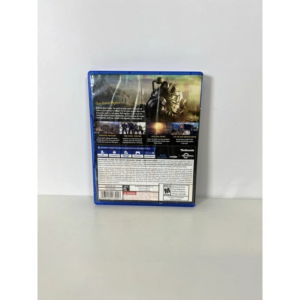 Fallout 76 PS4 – Sony‎ PlayStation 4 Game Disc & Case Tested